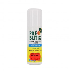 Prébutix lotion répulsive corps zone Tropicale 100ml