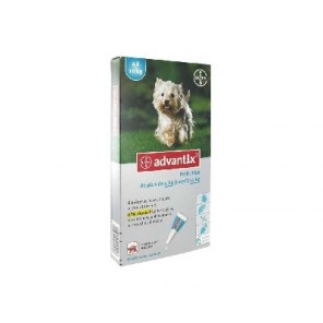 Advantix petit chien 4 à 10 kg 6 pipettes