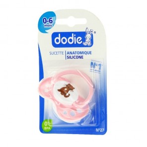 Dodie sucette anatomique silicone n°27 de 0 à 6 mois