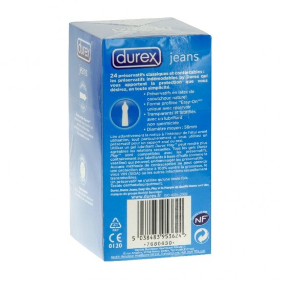 Durex jeans 24 préservatifs