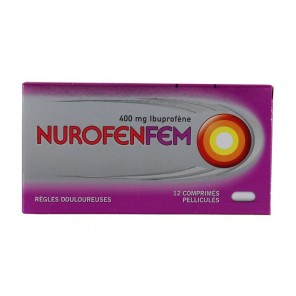 Nurofenfem 400mg 12 Comprimés Pélliculés