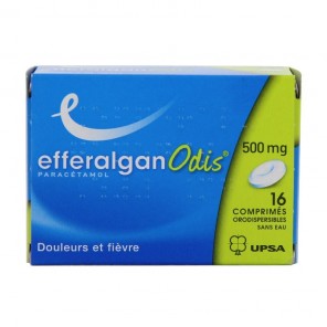 Efferalgan  500 mg 16 comprimés orodispersibles