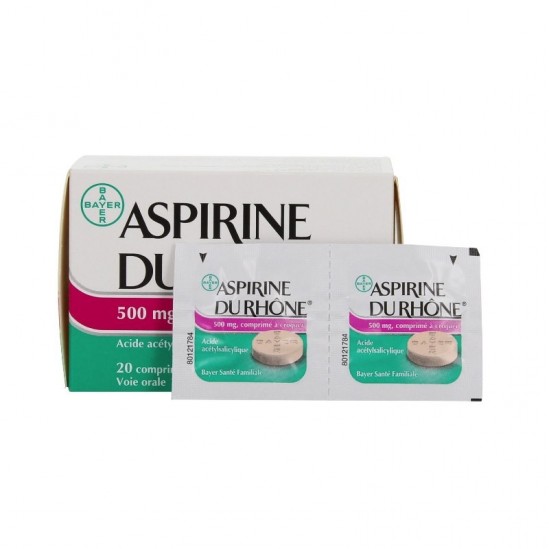 Aspirine du rhône  500mg 20...