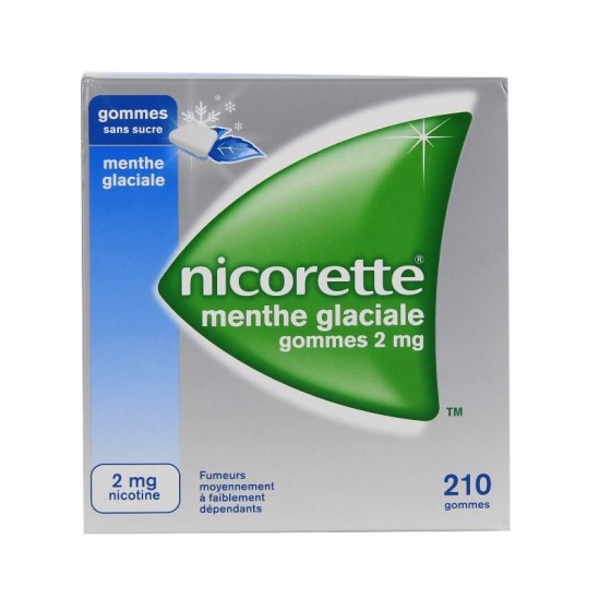 Nicorette menthe glaciale...