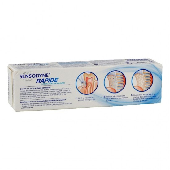 Sensodyne rapide dentifrice...