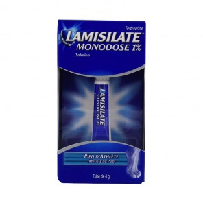 Lamisilate monodose 1% solution pour application cutanée tube 4gr