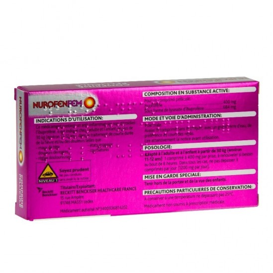 Nurofenfem 400mg 12...