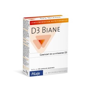 Pileje D3 Biane 30 capsules