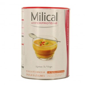 Milical Hyperprotéiné 9 Légumes 18 Veloutés Minceur