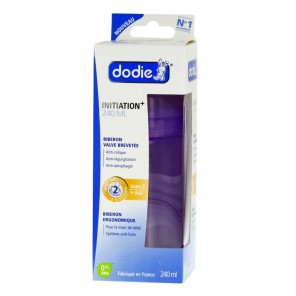 Dodie Biberon Initiation Mauve 240 ml