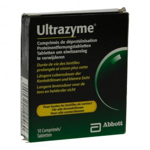 Amo ultrazyme comprimés de déprotéinisation lentilles souples 10 comprimés