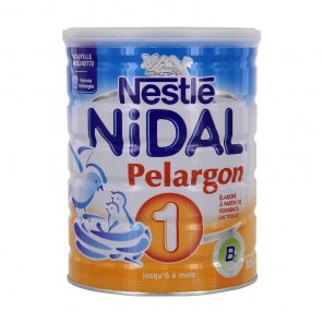 Nestlé Nidal Pelargon 1er Age Lait Poudre 800 g