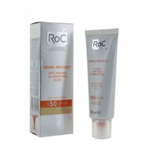 Roc fluide anti-âge illuminateur spf 50 50ml