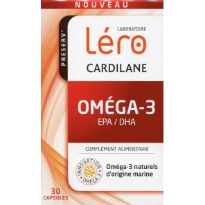 Léro Cardilane Oméga 3 EPA/DHA 30 capsules