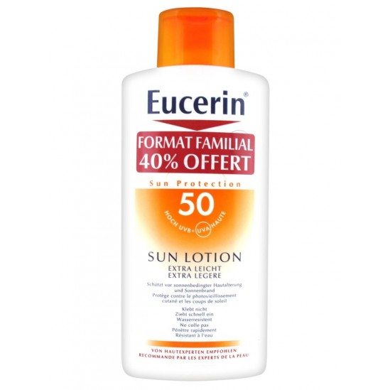 Eucerin Sun Protection Sun Lotion SPF 50 Extra Légère 400 ml