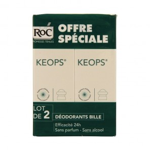 Roc Keops déodorant bille 30ml x2