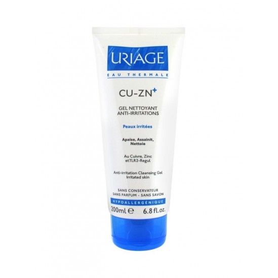 Uriage CU-ZN+ Gel Nettoyant Anti-Irritations 200ml