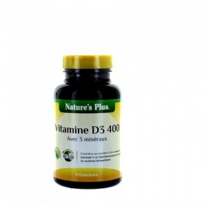 Nature's Plus Vitamine D3 400 90 comprimés