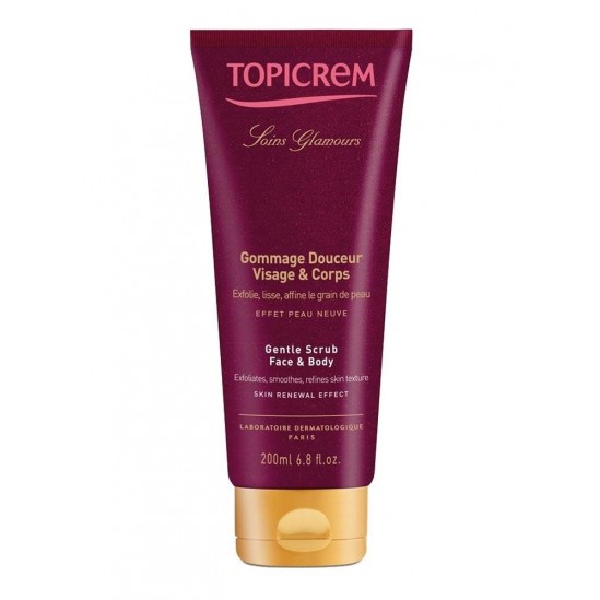 Topicrem Soins Glamours Gommage Visage & Corps 200 ml