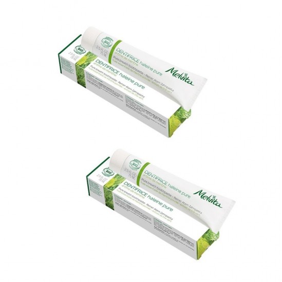 Melvita Dentifrice Haleine Pure 2x75ml