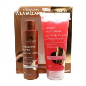 Biocyte Coffret Solaire Crème Corps Mélanine150ml + Gelée Après-Soleil 200ml Offerte