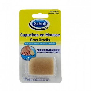 Scholl Capuchon en Mousse pour Gros Orteils x1