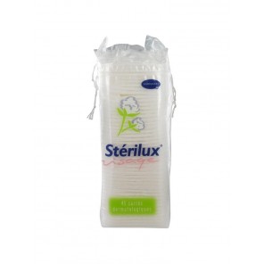 Stérilux coton à démaquiller 45 carrés