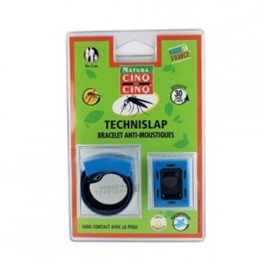 Cinq sur Cinq technislap bracelet anti-moustiques bleu