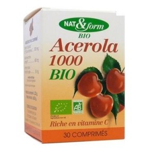 Atlantic Nature Acerola 1000 Bio 30 comprimés