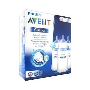 Avent classic + 3 biberons 330 ml