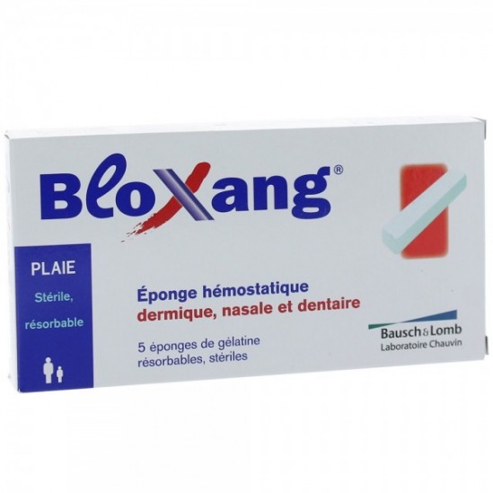 Bausch + Lomb Bloxang 5 Eponges Hémostatique