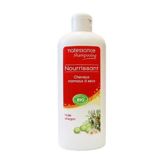 Natessance Shampooing Nourrissant à l'Huile d'Argan Bio 500ml