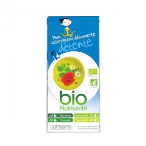 Nutrisanté Assortiment Infusions Détente 4 x 10 Tisanes Bio