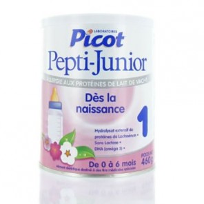 Picot pepti junior lait  allergie 1er âge 460g