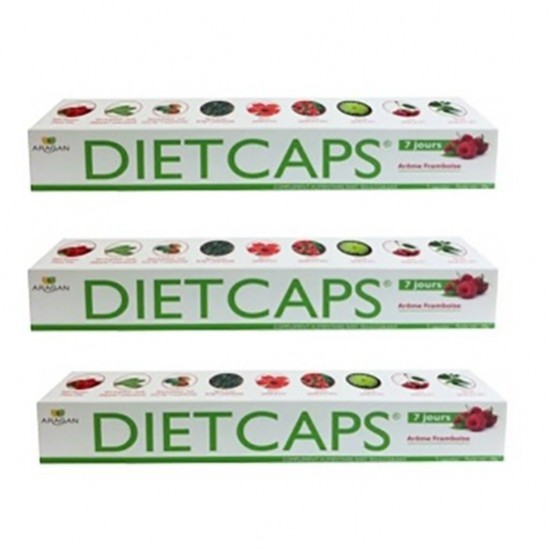 Aragan diet caps arôme framboise 7 jours 3 x 7 capsules