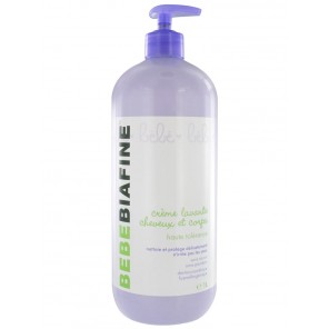 Bebebiafine crème lavante cheveux et corps 1 litre