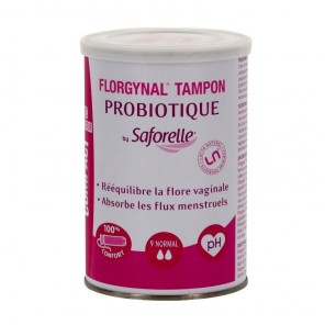 Saforelle Florgynal tampon probiotique x9