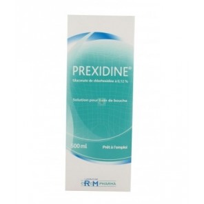 Prexidine 0,12% solution pour bain de bouche 500ml