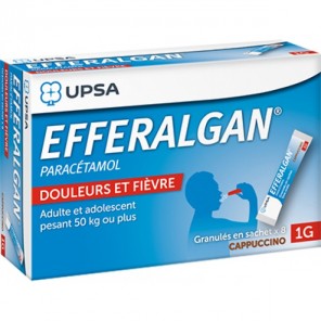 Efferalgan 1g Cappuccino granulés 8 sachets