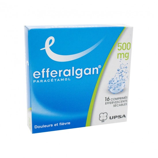 EFFERALGAN 500MG CPR EFF B/16