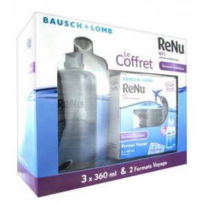 Bausch & Lomb Renu Coffret Solution Lentilles 3 x 360ml + 2 x 60ml