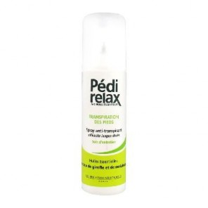 Pédirelax Transpiration Des Pieds Spray Anti-Transpirant 125 ml