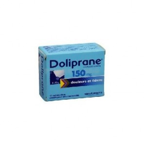 Doliprane 150mg 12 sachets