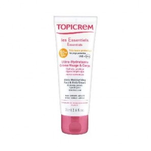 Topicrem Les Essentiels Ultra-Hydratante Crème Visage & Corps SPF50+ 75 ml