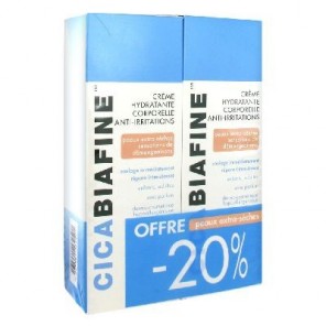 CicaBiafine Crème Hydratante Corporelle Anti-irritations Lot de 2x200ml