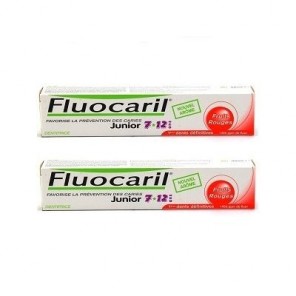 Fluocaril junior 7-12ans gel fruits rouges duo 50ml