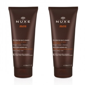 Nuxe Men Gel Douche Multi-Usages Lot de 2 x 200 ml