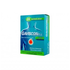 Gavisconell menthe 24 sachets