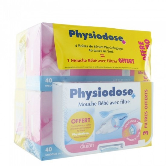 Physiodose 4X40 Unidoses 5Ml + 1 Mouche-Bébé Offert