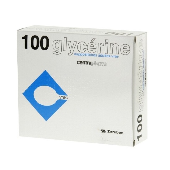 Suppositoire à la glycérine adulte Centrapharm 100 suppositoires